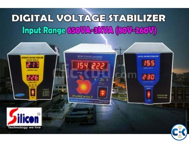 DIGITAL STABILIZER 3KVA 80V-260V  large image 0
