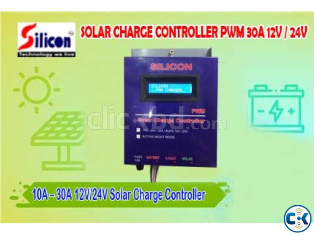 PWM SOLAR charge CONTROLLER 30A large image 1