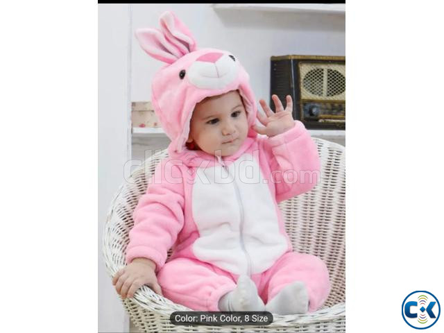 Rabbit One Piece Baby Jumpsuit large image 1