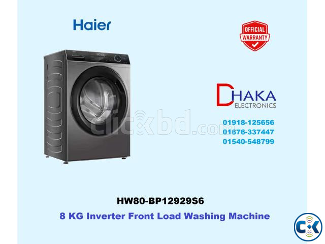 Haier HW80-BP12929S6 Front Load Washing Machine 8 KG large image 0