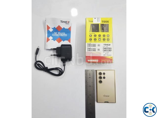 Tinstar T666 Galaxy Card Phone Dual Sim Gold large image 4