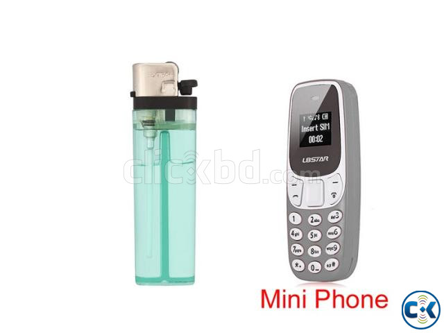 BM10 Mini Mobile Phone Dual Sim Option Ash large image 0