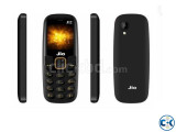 Jio J12 Mini Button Phone Dual Sim With Cover Black