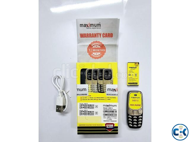 Maximum MB10 Mini Phone 1000mAh large image 1