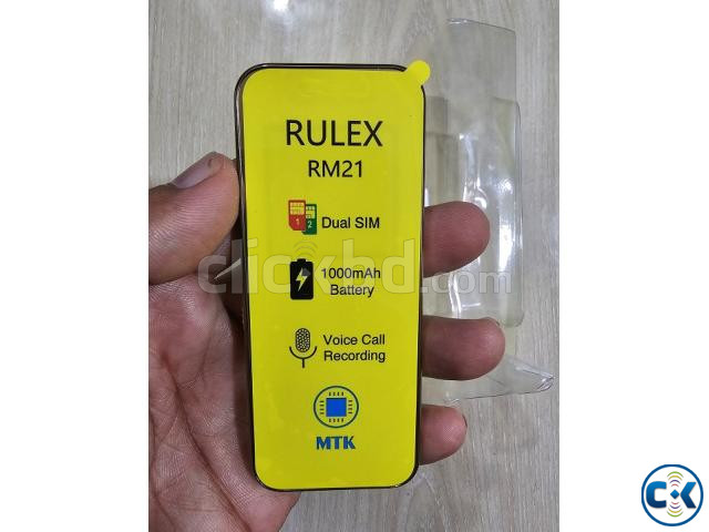 Rulex RM21 Mini Phone Dual Sim Gold large image 2
