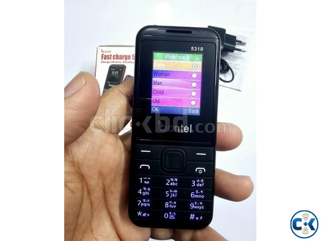 Bontel 5310 Dual Sim First Charging Phone With Warranty large image 4