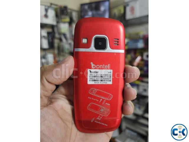 Bontel V1 Ultra Slim Phone Metal Body With Cover Warranty large image 2