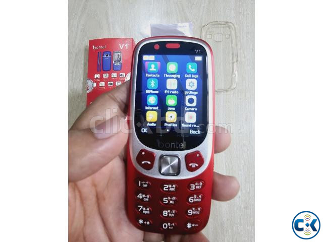 Bontel V1 Ultra Slim Phone Metal Body With Cover Warranty large image 4