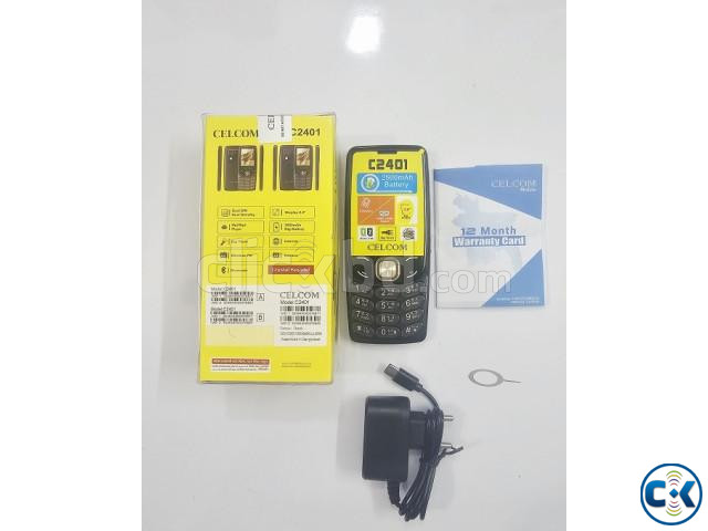 Celcom C2401 Cream Feature Phone Dual Sim Black large image 1