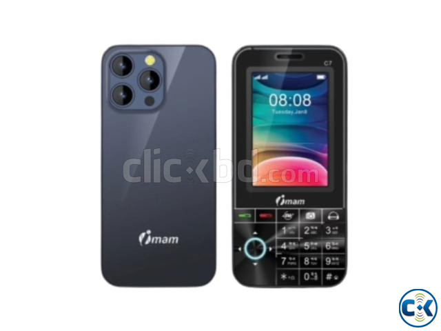 imam C7 Vista Button Phone 3.5 inch Display Gray large image 0