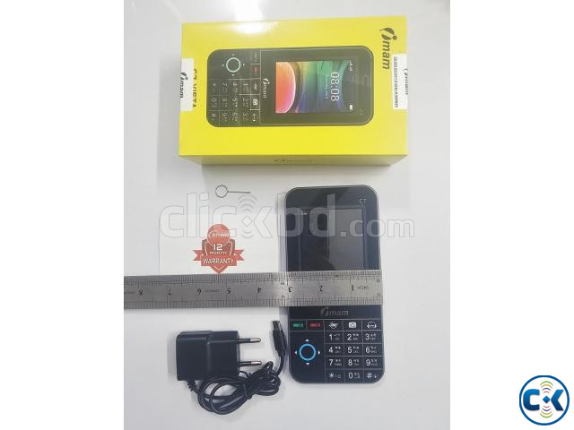 imam C7 Vista Button Phone 3.5 inch Display Gray large image 4