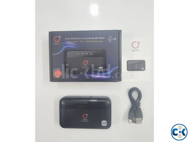 OLAX M100 Pocket Router Dual Band 10000mAh Battery WiFi6 large image 1