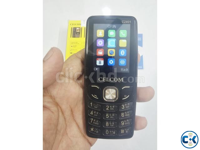 Celcom C2401 Cream Feature Phone Dual Sim Black large image 0