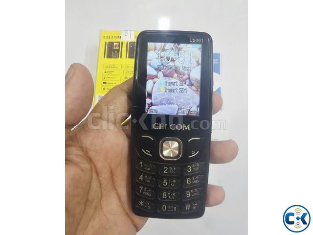 Celcom C2401 Cream Feature Phone Dual Sim Black large image 4