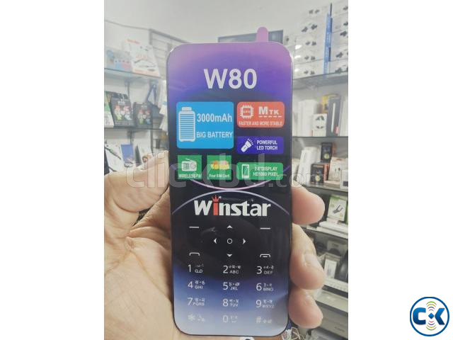 Winstar W80 Four Sim Phone Metal Body Blue large image 0