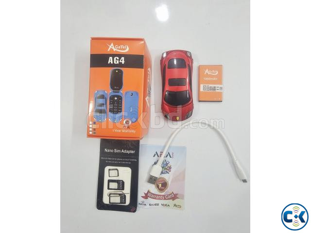 Agetel AG4 Car Shape Phone Dual Sim Red large image 1