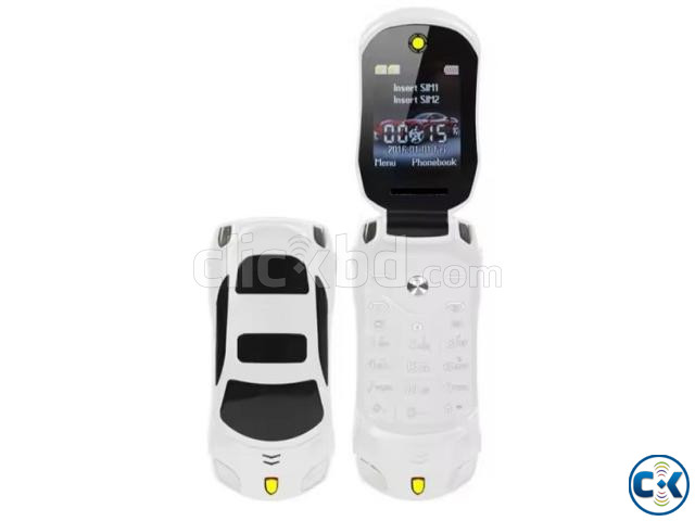 Agetel AG4 Car Folding Phone Dual Sim White large image 0