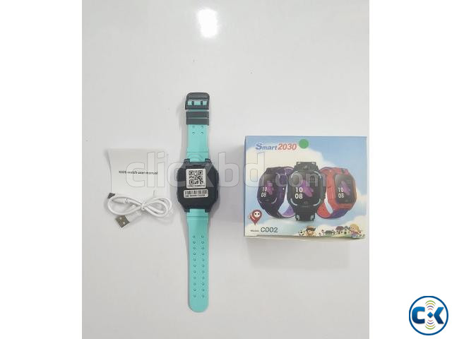 C002 Kids Smartwatch GPS Watch Call Camera Green large image 1