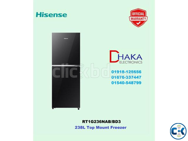 Hisense 238L RT1G236NAB Top Mount Freezer Price BD Official large image 0