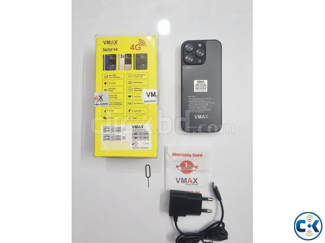 VMAX Note14 4G Wifi Android Button Phone 4GB RAM 64GB ROM large image 2