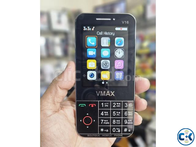 Vmax V16 Pro Feature Phone 3.5 inch Display Gray large image 4