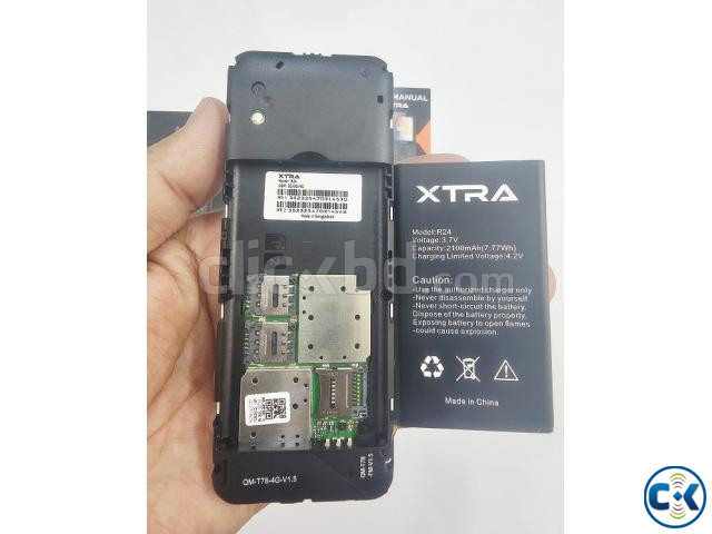 XTRA R24 4G internet Feature Phone White large image 2
