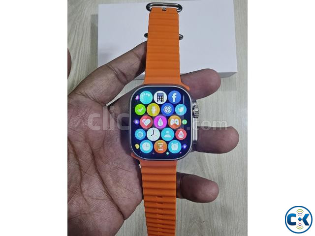 A2859 Ultra Smart Watch Bluetooth Calling With A-pple Logo - large image 3