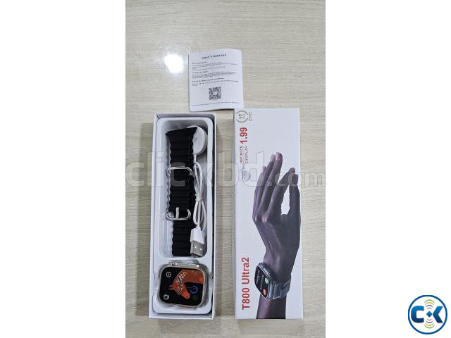 T800 Ultra 2 Smartwatch Bluetooth Calling Series 9 Black large image 2