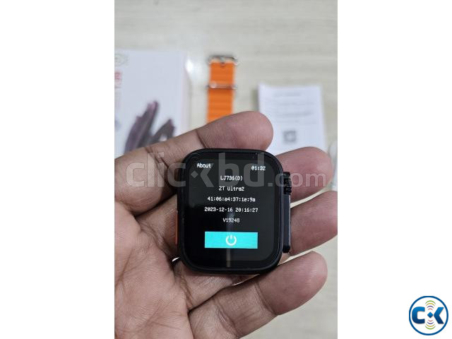 T800 Ultra 2 Smartwatch Bluetooth Calling Series 9 Orange large image 4