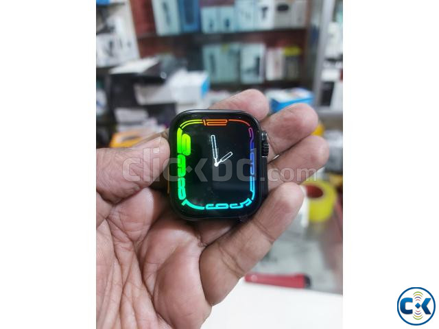 T800 Ultra Smartwatch Calling Option Wireless Charger large image 2
