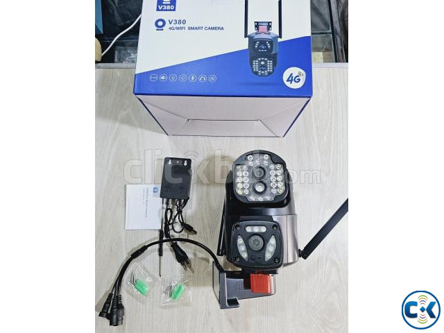 A28 V380 4G Sim Dual Lens ip Cameras Wireless Outdoor large image 1