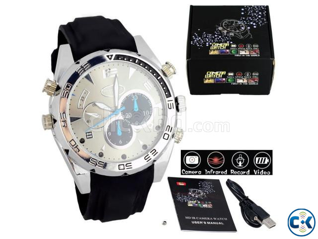 HD Watch Camera Night Vision 32GB Waterproof large image 0