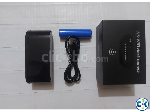 Wifi Table Clock Video Camera 1080p HD 2000mAh Battery large image 3