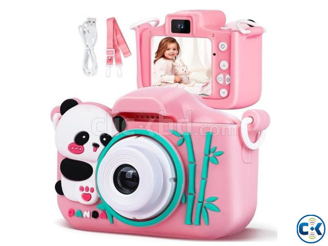 X28 Kids Dual Lens Digital Camera With Case Pink large image 0