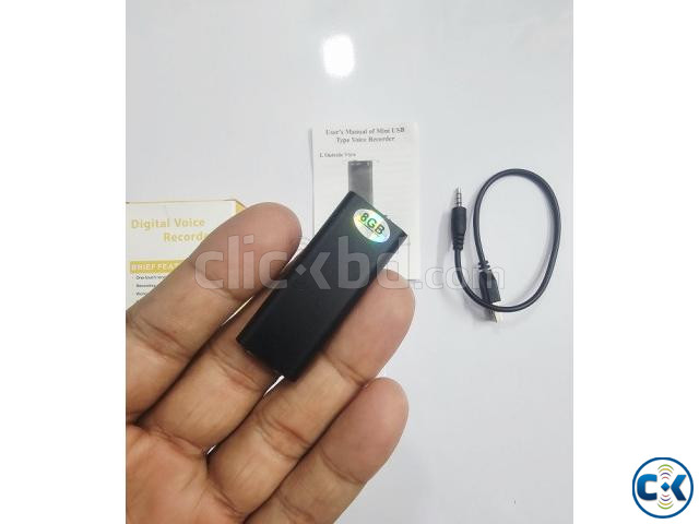 8GB Mini Hidden Audio Voice Recorder large image 2