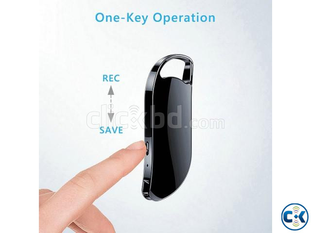 V11 Keychain Voice Recorder 32GB Memory 24 Hour Record large image 3