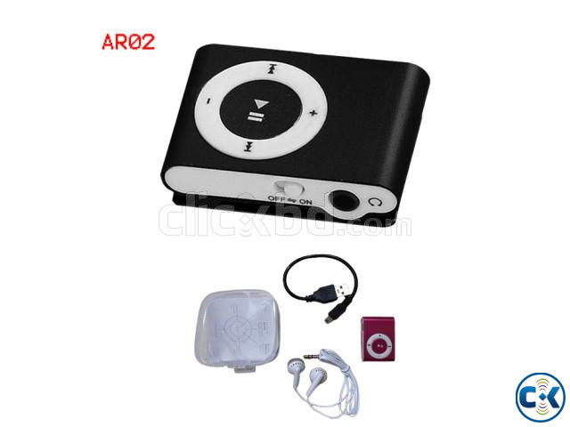AR01 Mini Mp3 Music Player Black large image 0