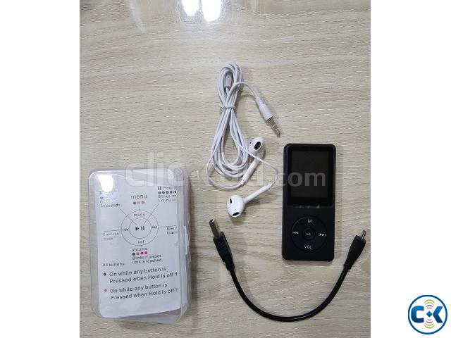 D9 Bluetooth MP3 MP4 Music Player FM Radio 16GB Black large image 1