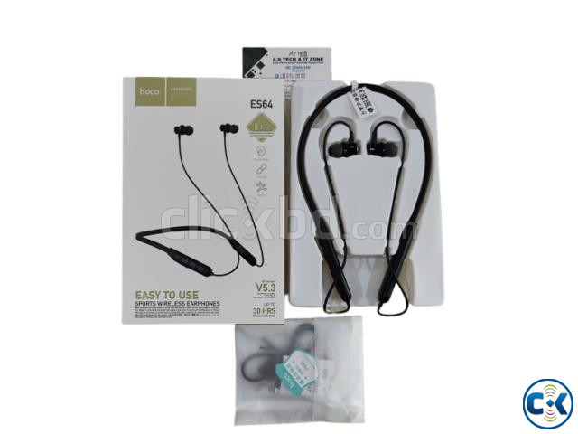 Hoco ES64 Sports Bluetooth Earphone Wireless Neckband 30 Hou large image 0