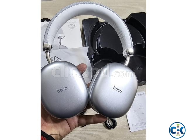 Hoco W35 Max Wireless Bluetooth Headphone 90 Hour Battery Bl large image 2