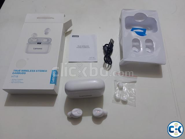 Lenovo HT18 TWS Bluetooth V5.0 Active Noise Cancelling large image 1
