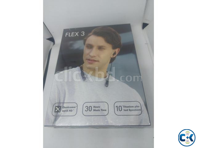 Wavefun Flex 3 Neckband Bluetooth Headphones 30 Hour Charge large image 4