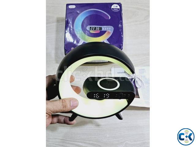G63 Wireless Bluetooth RGB Speaker Wireless Charger large image 3