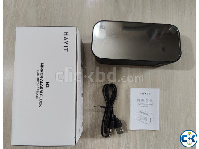 Havit M3 Bluetooth Speaker Alarm Clock large image 2