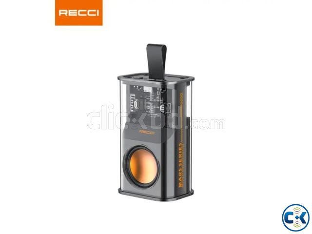 RECCI RSK-W30 Transparent Wireless Speaker With RGB Light large image 1