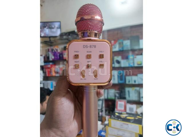 DS878 Karaoke Wireless Bluetooth Microphone large image 3