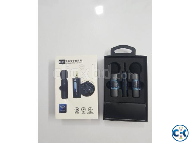 K35 Wireless Microphone Dual Mic large image 1
