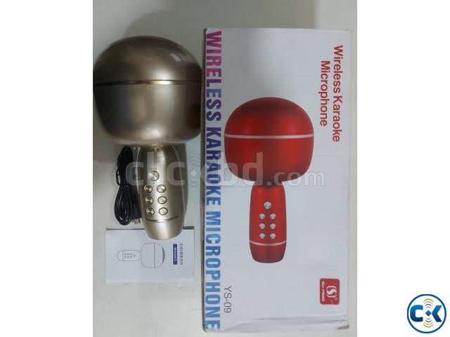 YS-09 Mushroom Shape Bluetooth Wireless karaoke Microphone large image 2
