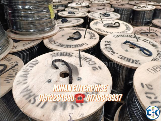 USHA MARTIN FIBER OPTICAL CABLE 2 CORE 500 METER large image 0