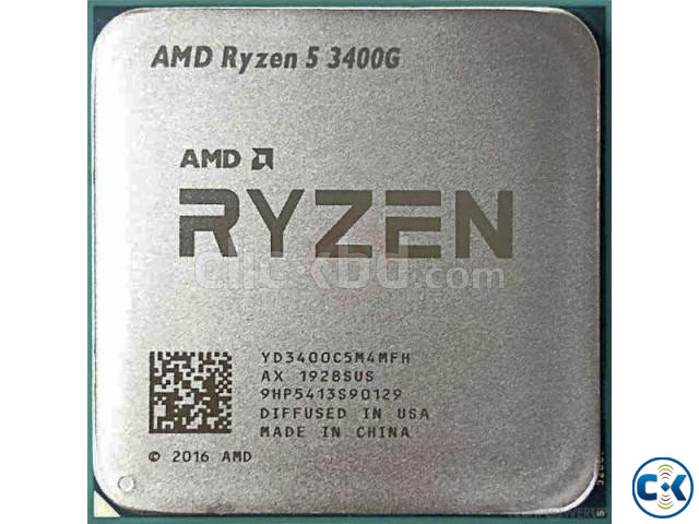 AMD Ryzen 5 3400G Processor with Radeon RX Vega 11 Graphics large image 1